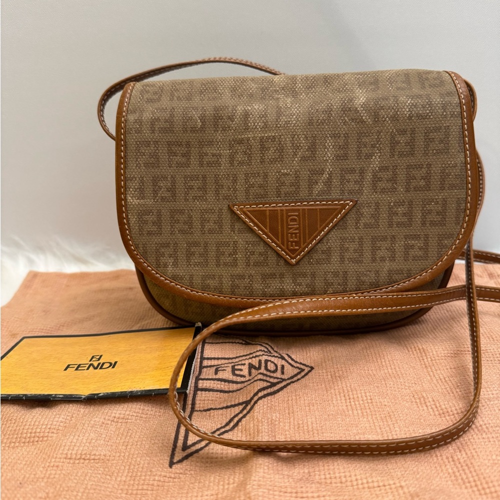 Fendi Zucchino Canvas Mini Crossbody (Vintage) - Picture 16 of 16